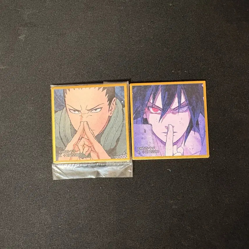 [BUNJANG] Naruto Shikamaru, Sasuke Shikishi Gacha / 나루토 시카마루, 사스케 색지 가챠