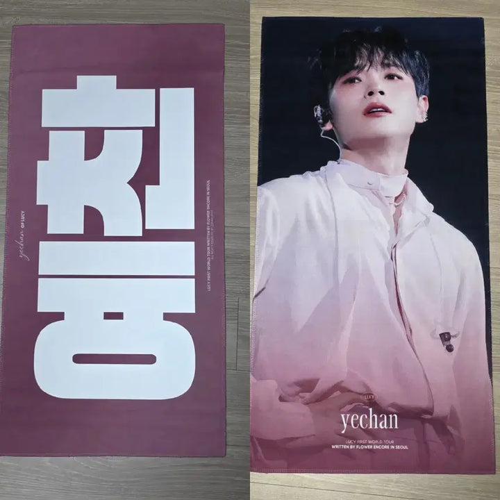 [BUNJANG] Lucy Shin Yechan Slogan Banner / 루시 신예찬 슬로건