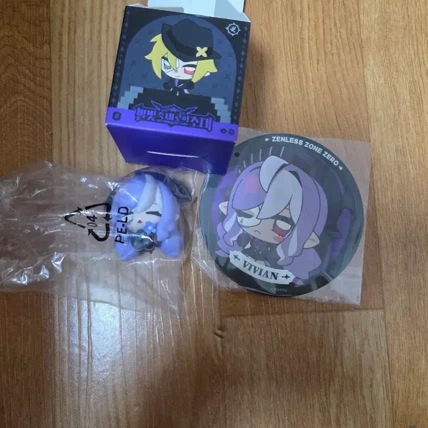 [BUNJANG] Zenless Zone Zero (ZZZ) Vivian Figure &amp; Coaster Set / 젠레스 존 제로(젠존제) 더벤티 비비안 피규어, 코스터 세트