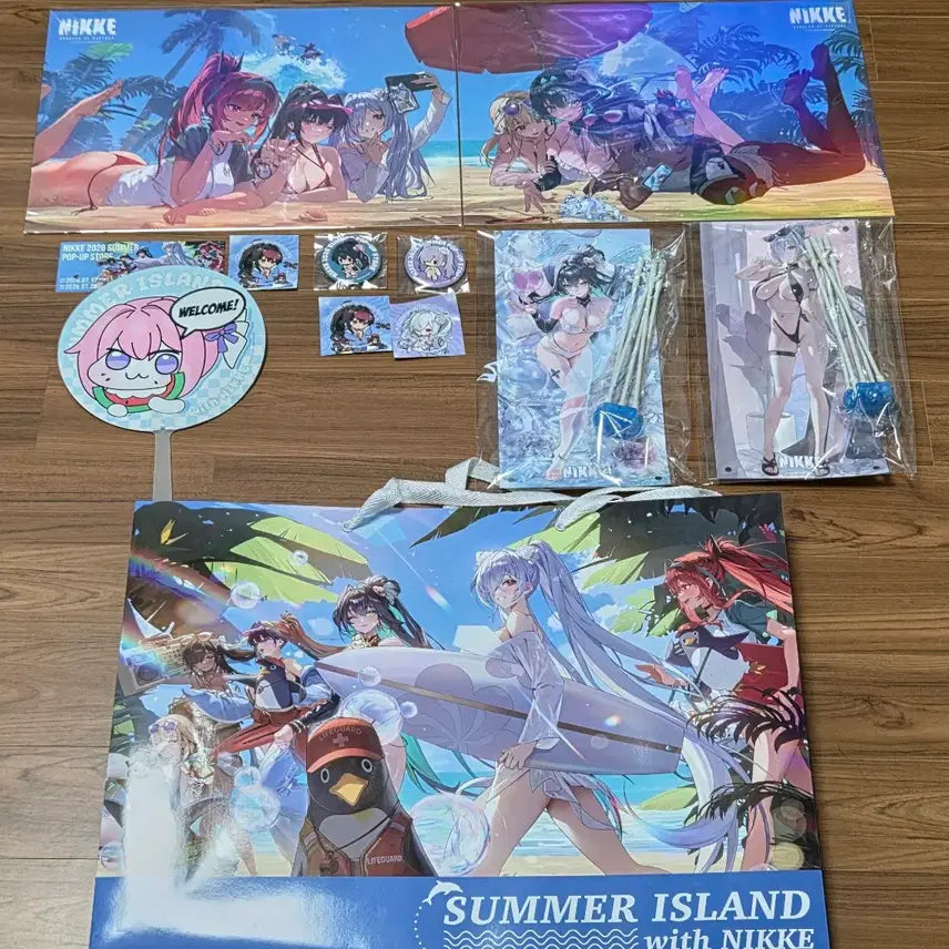 [BUNJANG] Nier: Automata The Hyundai Summer Pop-up Store 2026 Week 1 Bundle Set (Excluding Card Bonus) / 니케2026 여름 팝업 1, 2주차 입장&amp;구매특전(쥬얼2종, 홀로카드제외)일괄