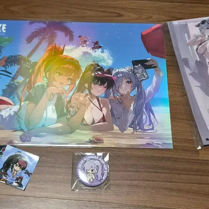 [BUNJANG] Nier: Automata The Hyundai Summer Pop-up Store 2026 Week 1 Bundle Set (Excluding Card Bonus) / 니케2026 여름 팝업 1, 2주차 입장&amp;구매특전(쥬얼2종, 홀로카드제외)일괄
