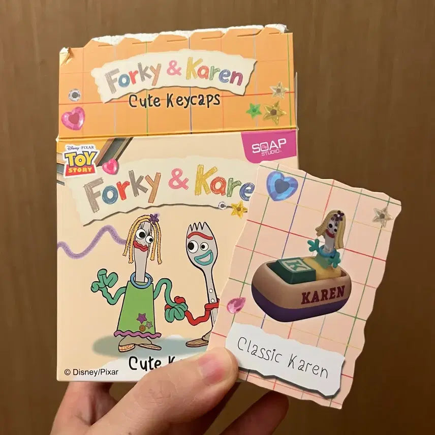 [BUNJANG] Toy Story Forky Keycap Vinyl Sealed / 토이스토리 포키 카렌 키캡 비닐 미개봉