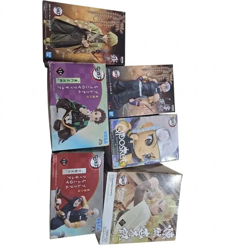 [BUNJANG] Demon Slayer: Kimetsu no Yaiba 7-Piece Figure Set / 귀멸의 칼날 피규어 7종 세트