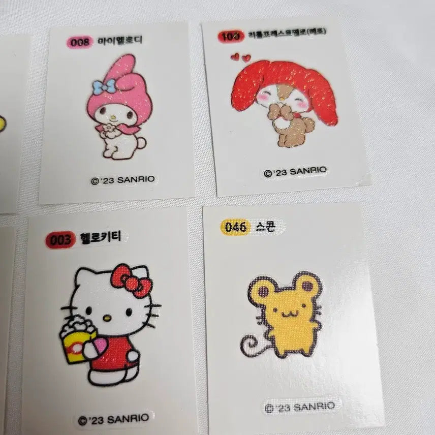 [BUNJANG] Sanrio Sticker Bundle Set / 산리오 띠부씰 산리오 스티커 일괄 세트