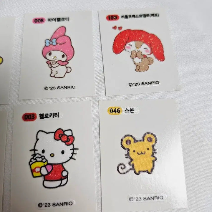 [BUNJANG] Sanrio Sticker Bundle Set / 산리오 띠부씰 산리오 스티커 일괄 세트