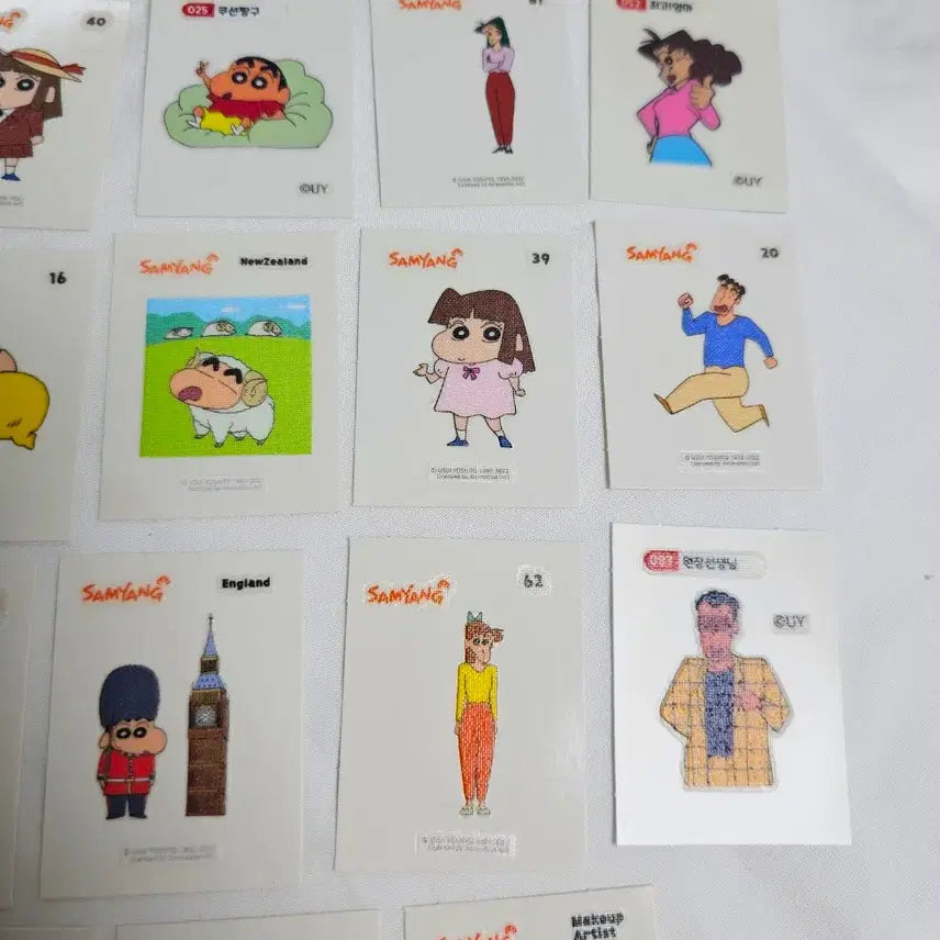 [BUNJANG] Crayon Shin-chan Sticker Bundle Set / 짱구는못말려 띠부씰 짱구 스티커 일괄 세트