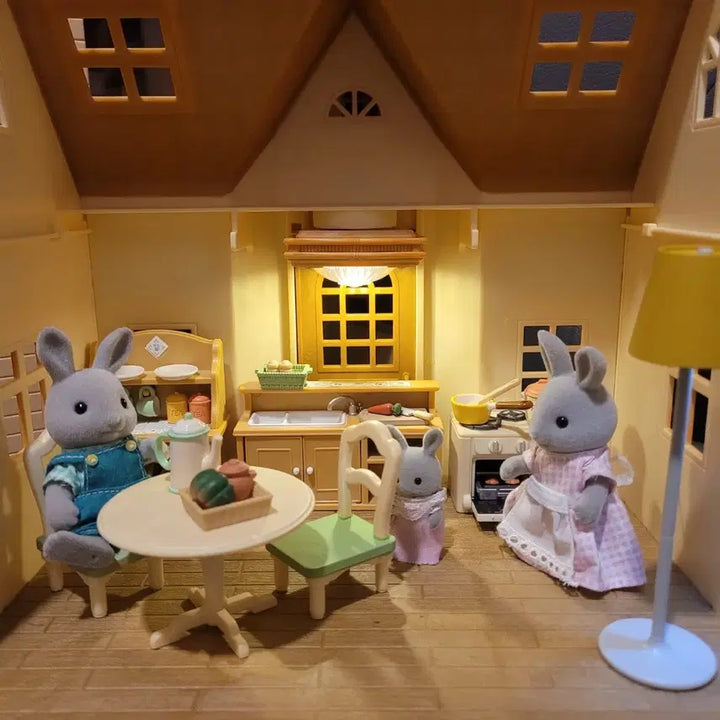 [BUNJANG] Sylvanian Families Special Kitchen Full Set Old / 실바니안 스페셜 주방 풀세트 올드