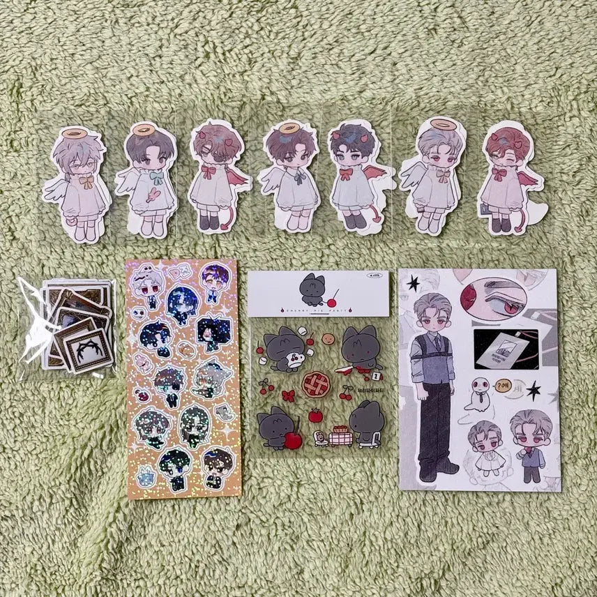[BUNJANG] Gwedamchulgeun (Ghostly Commute) Sticker Bundle Set / 괴담출근 괴출 스티커 일괄 조각스티커 D조 현무1팀 이자헌 백사헌 김솔음 최요원 류재관 호유원 J3 제삼 천악