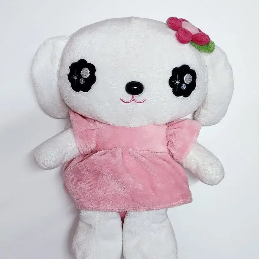 [BUNJANG] Vintage Everland Mangmang Angel Pink Dress Doll Kitty Strap / 고전 빈티지 에버랜드 종일권 망망 망망이 천사 엔젤 핑크 드레스 인형 키티스트랩