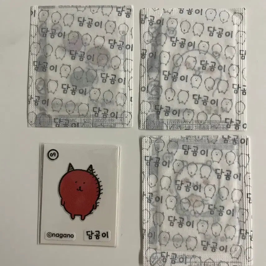 [BUNJANG] Nongdamgom Damgom Sticker Set / 농담곰 담곰이 띠부씰