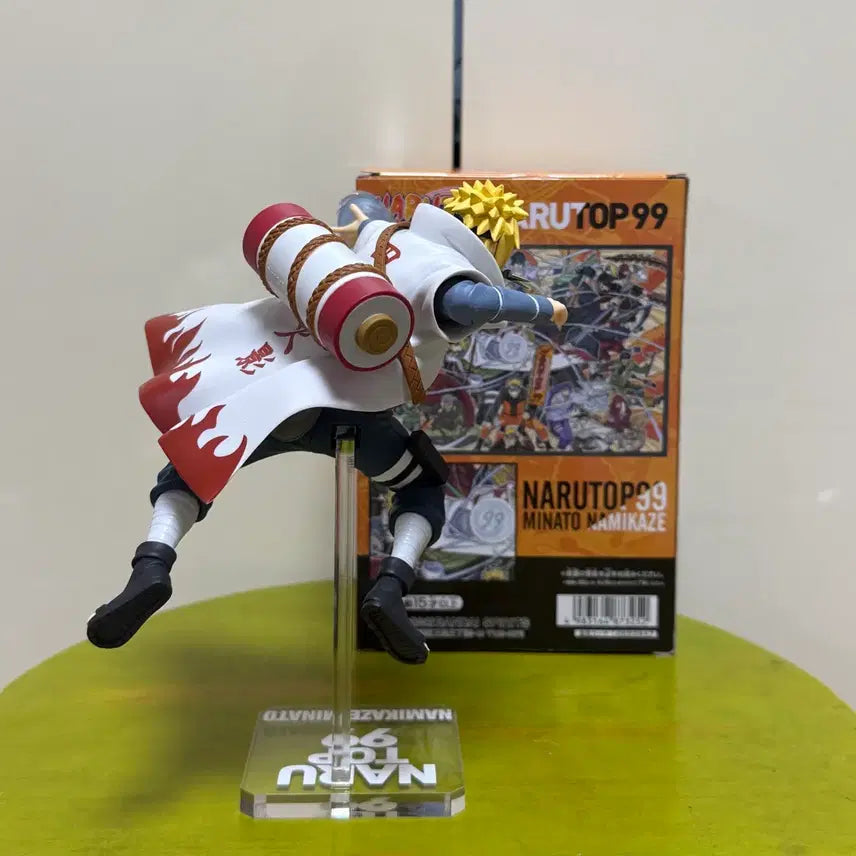 [BUNJANG] Banpresto Minato Namikaze Figure + Clear Base / 나루토 99 반프레스토 미나토 피규어 + 투명발판