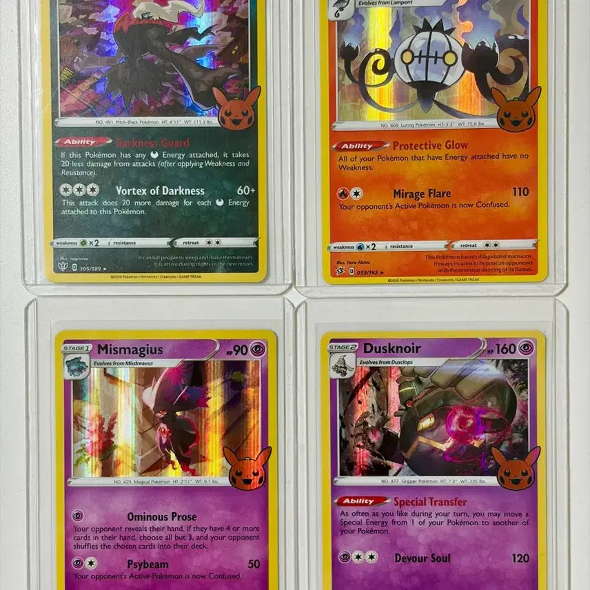 [BUNJANG] Pokemon Card 2022 Halloween Darkrai &amp; Holo 3 Types (North American Edition) / [북미판] 포켓몬카드 2022 할로윈 다크라이 외 홀로 3종