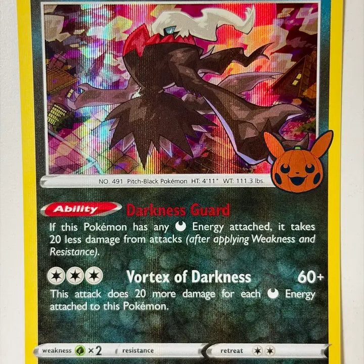 [BUNJANG] Pokemon Card 2022 Halloween Darkrai &amp; Holo 3 Types (North American Edition) / [북미판] 포켓몬카드 2022 할로윈 다크라이 외 홀로 3종