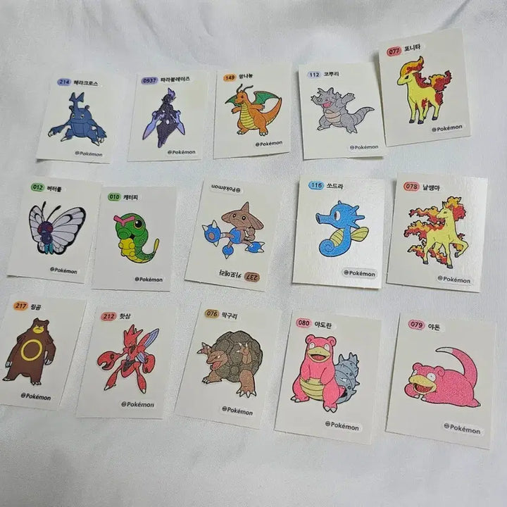 [BUNJANG] Pokemon Panini Stickers / 개별) 포켓몬스터 띠부씰 포켓몬 띠부씰 스티커