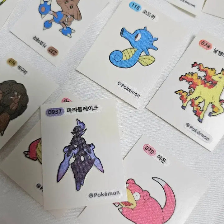 [BUNJANG] Pokemon Panini Stickers / 개별) 포켓몬스터 띠부씰 포켓몬 띠부씰 스티커