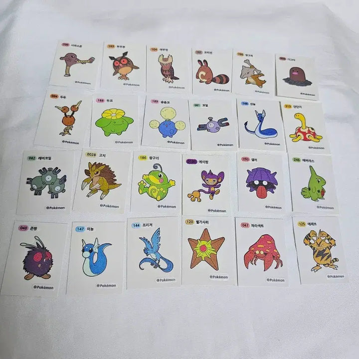 [BUNJANG] Pokemon Sticker Collection / 개별) 포켓몬스터 띠부씰 포켓몬 띠부씰 스티커