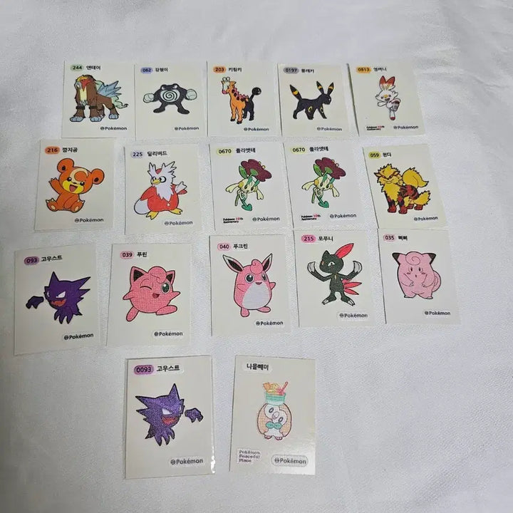 [BUNJANG] Pokemon Sticker Collection / 개별) 포켓몬스터 띠부씰 포켓몬 띠부씰 스티커