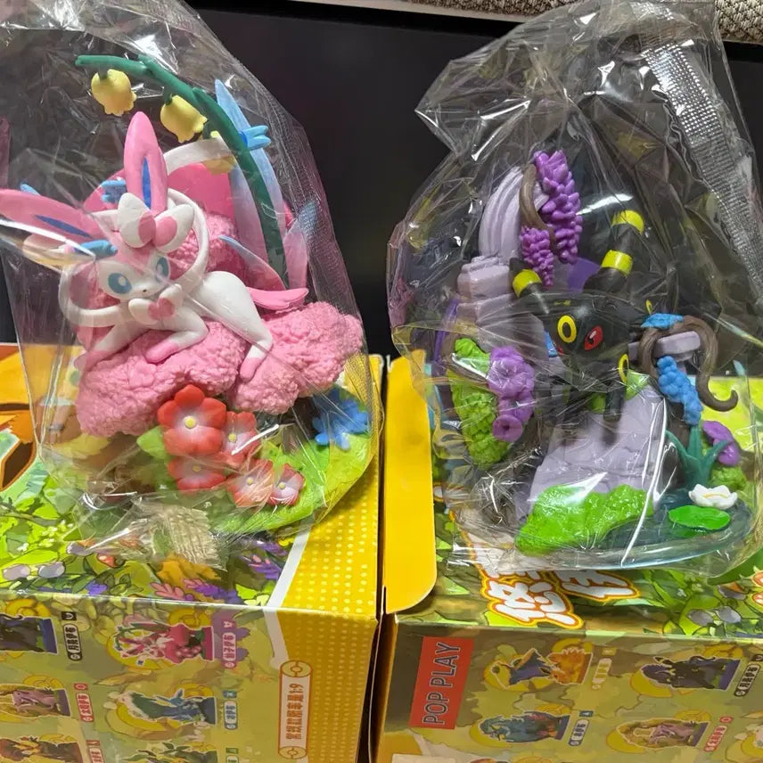 [BUNJANG] Pokemon Sylveon &amp; Umbreon Figure Set / 포켓몬스터 님피아, 블래키 피규어