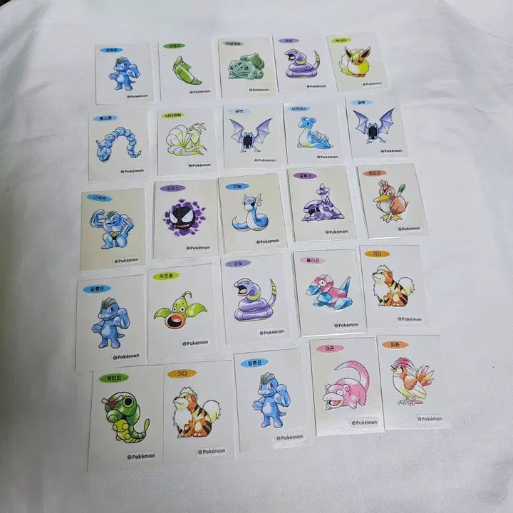 [BUNJANG] Pokémon 30th Anniversary 띠부씰 Sticker Bundle Set / (일괄) 포켓몬스터 30주년 띠부씰 포켓몬 띠부씰 스티커 일괄 세트