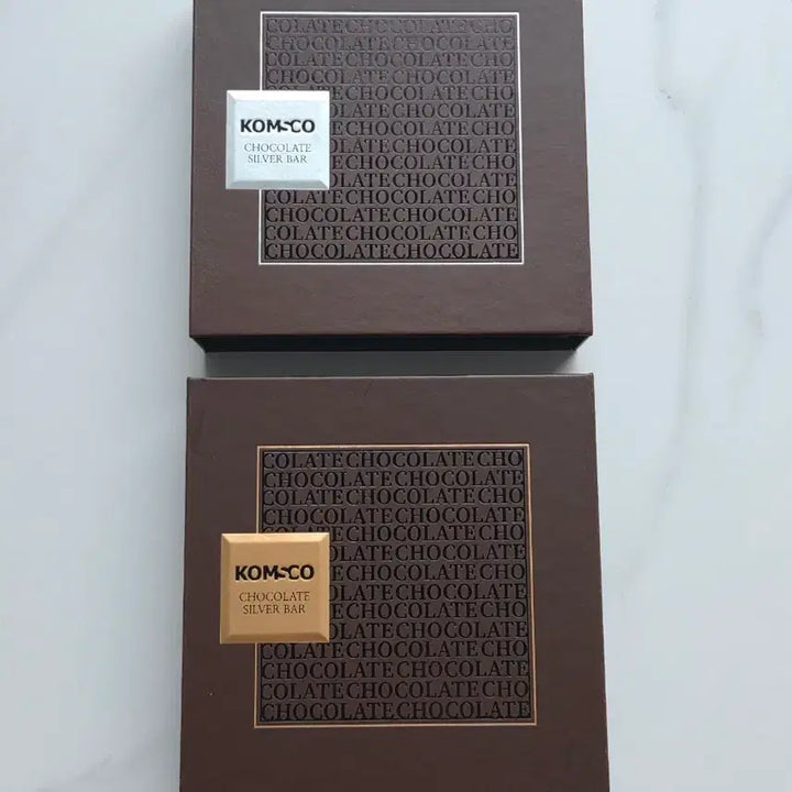 [BUNJANG] KOMSCO Chocolate Silver Bar 100g Ag9999 Fine Silver (Silver/Brown) / [한국조폐공사] 초콜릿 실버바 100g (실버 / 브라운) Ag9999 순은