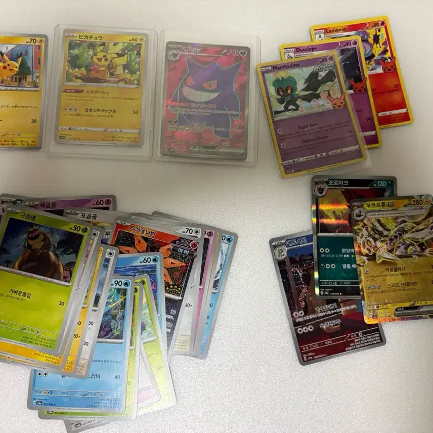 [BUNJANG] Pokemon Cards: Strawberry Chu &amp; Phantom (Includes Bonus Cards) / 포켓몬 카드 딸기츄+팬텀 (+서비스 카드들)