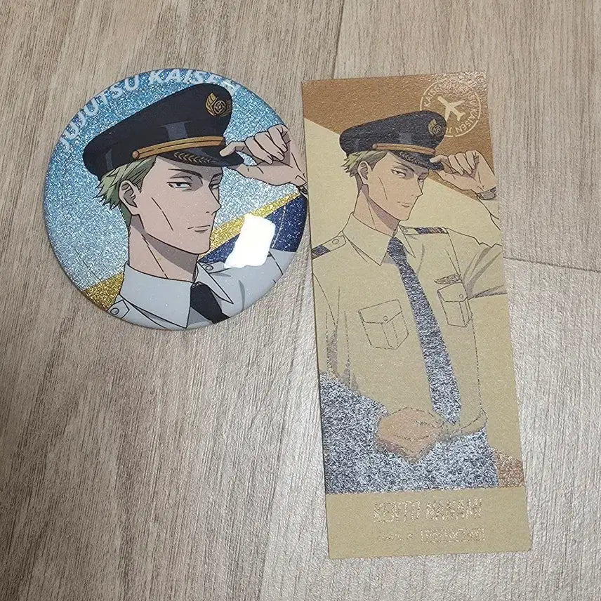 [BUNJANG] Jujutsu Kaisen Nanami Kento Haneda Airport Garden Collab Glitter Can Badge / 주술회전 나나미 켄토 하네다 에어포트가든 콜라보 글리터 캔뱃지
