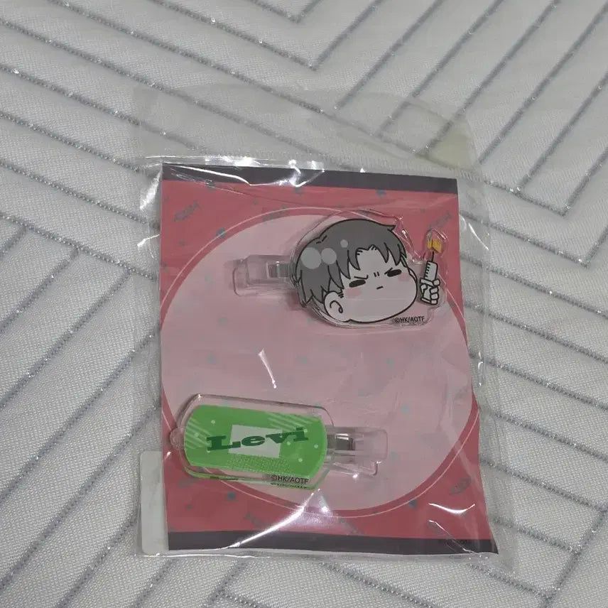 [BUNJANG] Attack on Titan Levi Hair Clip (Sealed) / [미개봉] 진격의 거인 리바이 헤어클립