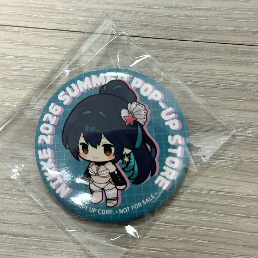 [BUNJANG] Goddess of Victory: NIKKE The Hyundai Summer Pop-up Little Mermaid Siren Can Badge (Week 1) / 승리의 여신 니케 2026 더 현대 여름 팝업 특전 1주차 리틀 머메이드 세이렌 캔뱃지