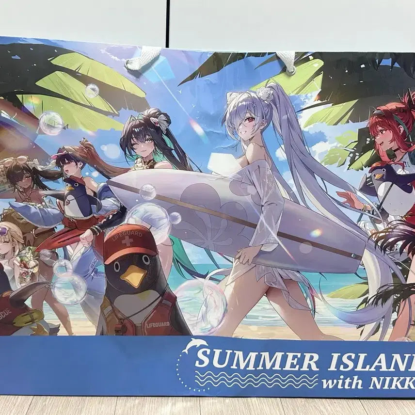 [BUNJANG] Goddess of Victory: NIKKE 2026 The Hyundai Summer Pop-up Store 1st Week Illustration Shopping Bag / 승리의 여신 니케 2026 더 현대 여름 팝업 특전 1주차 일러스트 쇼핑백 종이백 가방 3만원
