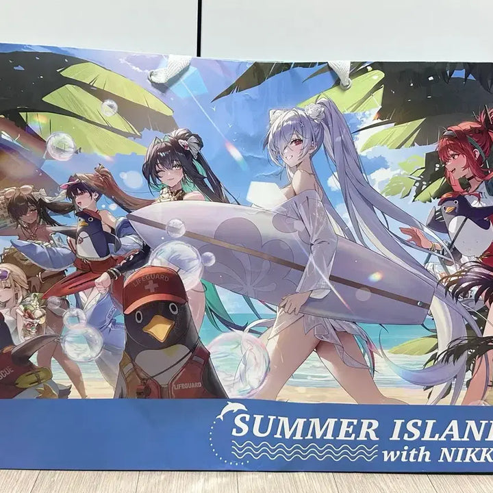 [BUNJANG] Goddess of Victory: NIKKE 2026 The Hyundai Summer Pop-up Store 1st Week Illustration Shopping Bag / 승리의 여신 니케 2026 더 현대 여름 팝업 특전 1주차 일러스트 쇼핑백 종이백 가방 3만원
