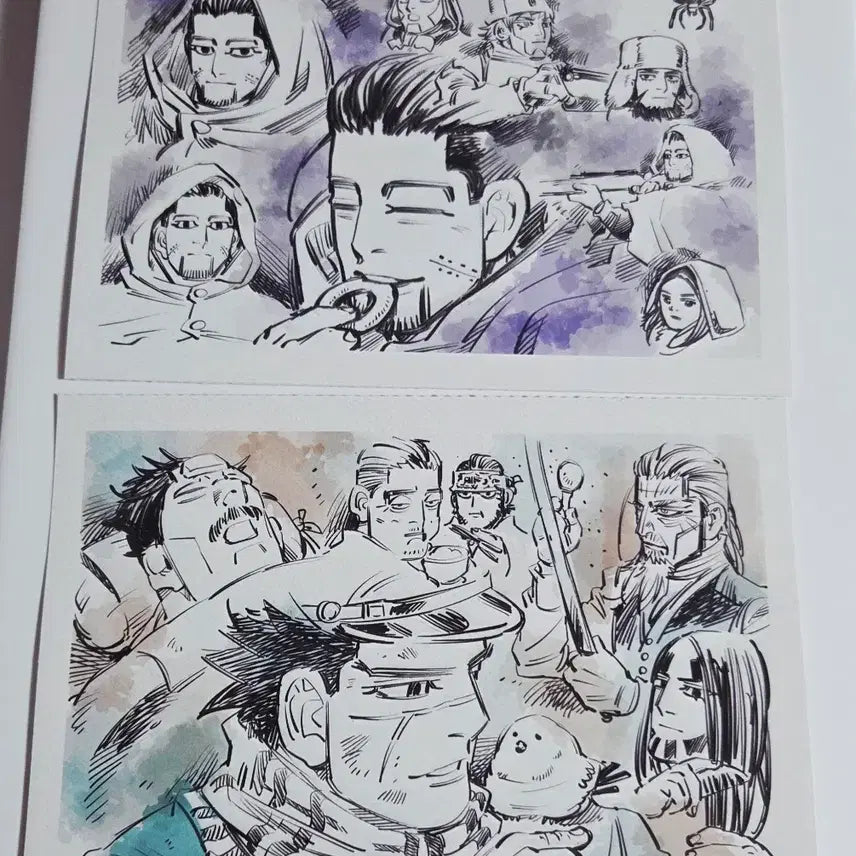 [BUNJANG] Golden Kamuy Illustration Cards (Set of 2) / 골든카무이 일러스트 카드 2장