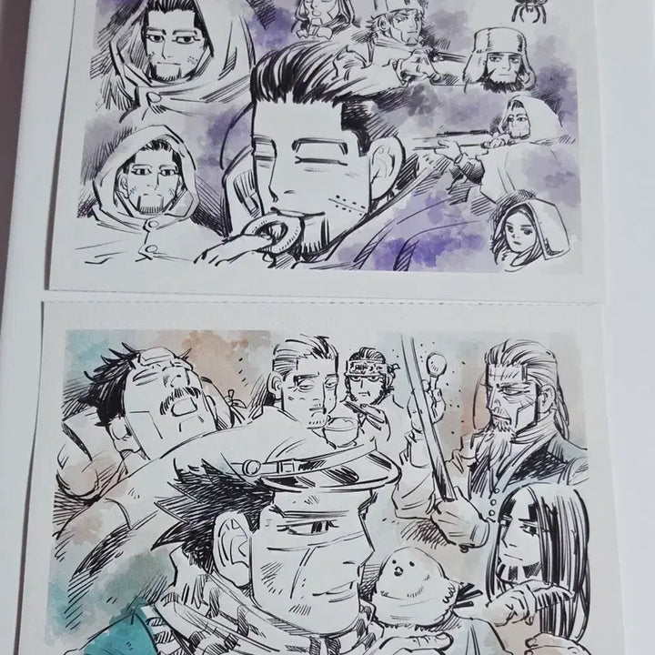 [BUNJANG] Golden Kamuy Illustration Cards (Set of 2) / 골든카무이 일러스트 카드 2장