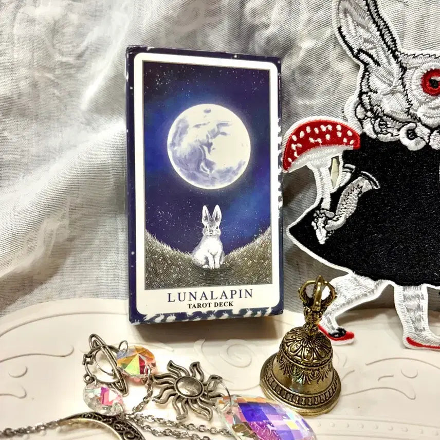 [BUNJANG] Rabbit Tarot Deck Bundle with Plush Toy, Occult Antiques, and Accessories / 토끼 타로카드+봉제인형+오컬트 앤틱소품