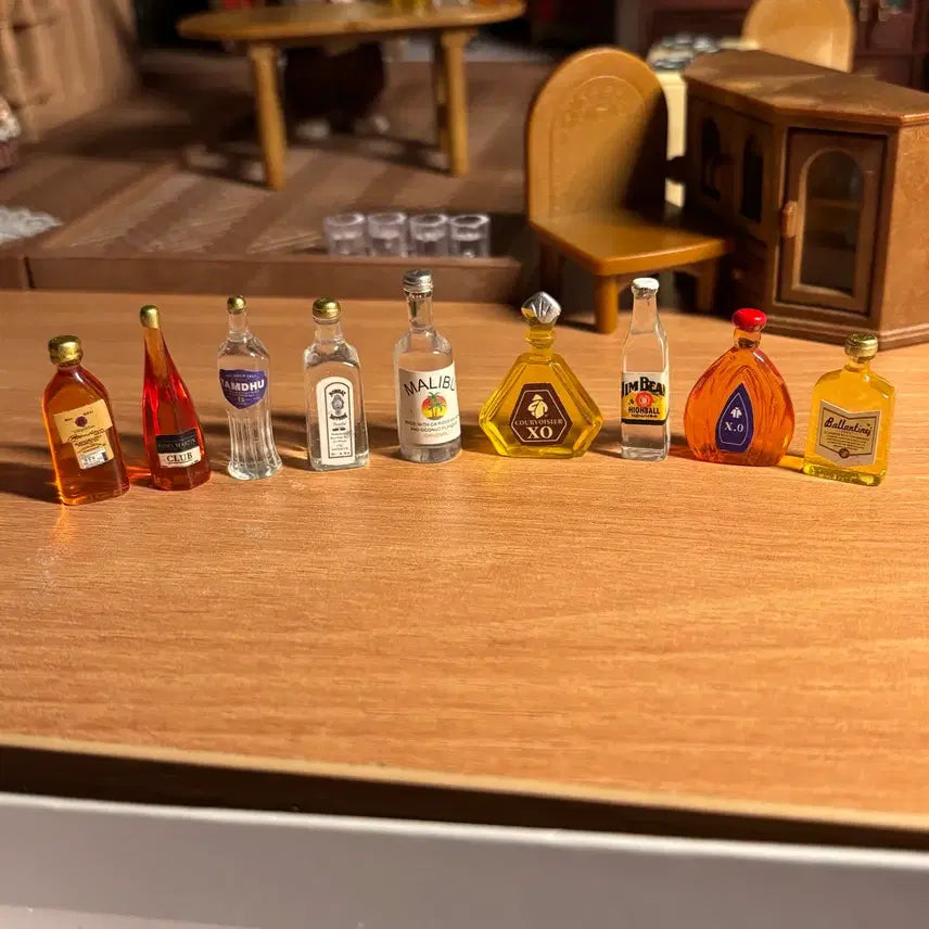 [BUNJANG] Miniature Liquor Bottle Set / 미니어처 위스키 양주 술병 세트