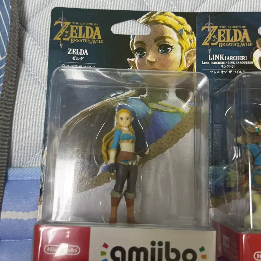 [BUNJANG] The Legend of Zelda Amiibo Figures Set (Link, Zelda, Revali) - Breath of the Wild - Sealed / 젤다의 전설 아미보 피규어 3종 야생의 숨결 야숨 링크 활 젤다 리발 미개봉