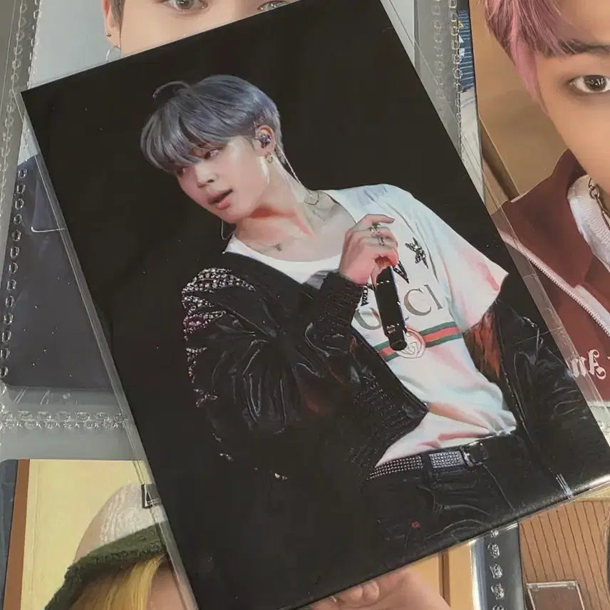 [BUNJANG] BTS Jimin HYBE INSIGHT Microphone Badge Photocard / 방탄 지민 하이브 인사이트 마이크뱃지 포카