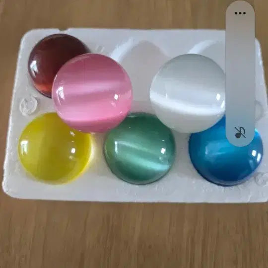 [BUNJANG] Glass Crystal Ball Set (6 pcs) / 수정 유리구슬 원석 모릅니다6개수량일괄판매