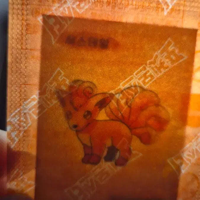 [BUNJANG] Pokemon Artwork Tteobuseal Ninetales / 포켓몬 아트워크 띠부씰 식스테일