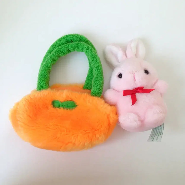 [BUNJANG] Classic Sinada Rabbit Basket Doll Set / 고전 시나다 토끼 바구니 인형 세트