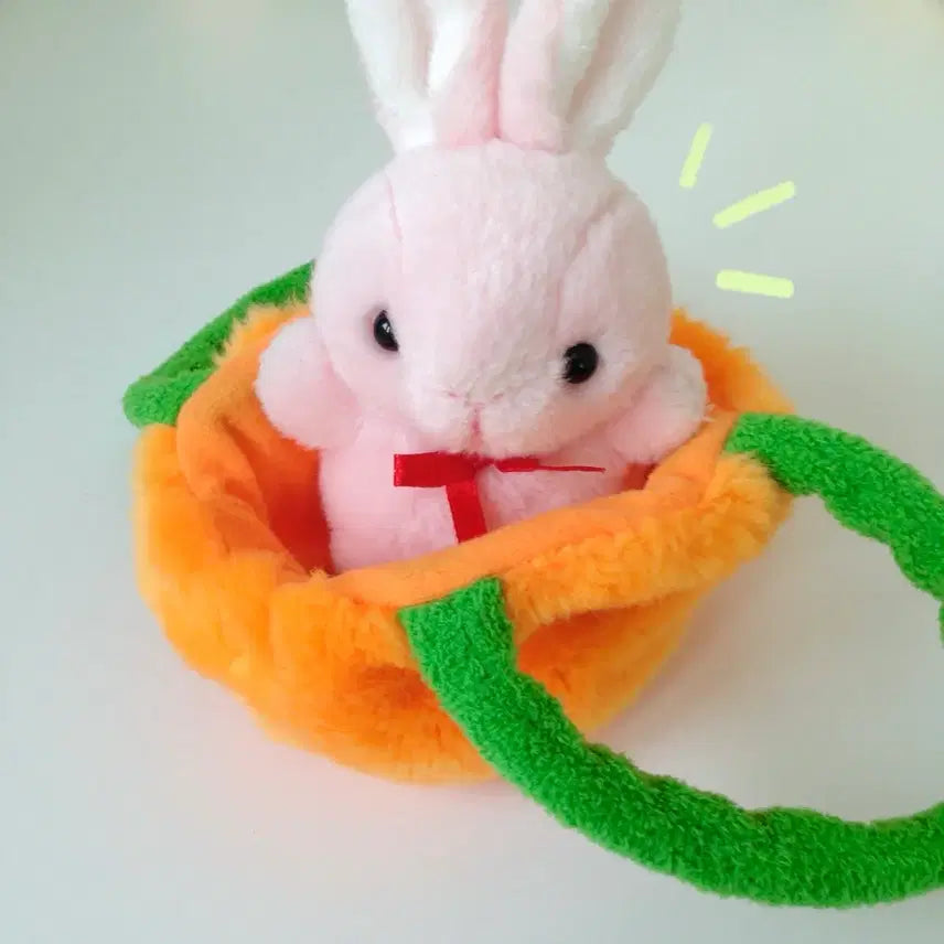 [BUNJANG] Classic Sinada Rabbit Basket Doll Set / 고전 시나다 토끼 바구니 인형 세트