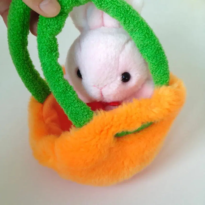 [BUNJANG] Classic Sinada Rabbit Basket Doll Set / 고전 시나다 토끼 바구니 인형 세트