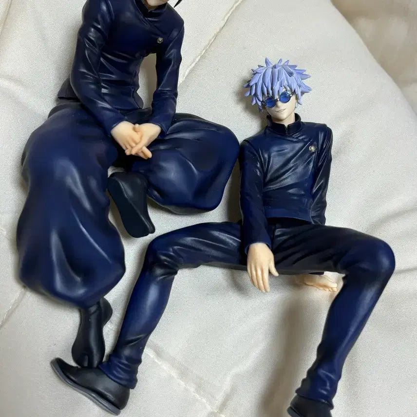 [BUNJANG] Jujutsu Kaisen Chokonose Gojo Satoru &amp; Geto Suguru Noodles Stopper Figures Bundle Set / 박스o 주술회전 희옥옥절 쵸코노세 고전 고죠 게토 누들스토퍼 일괄
