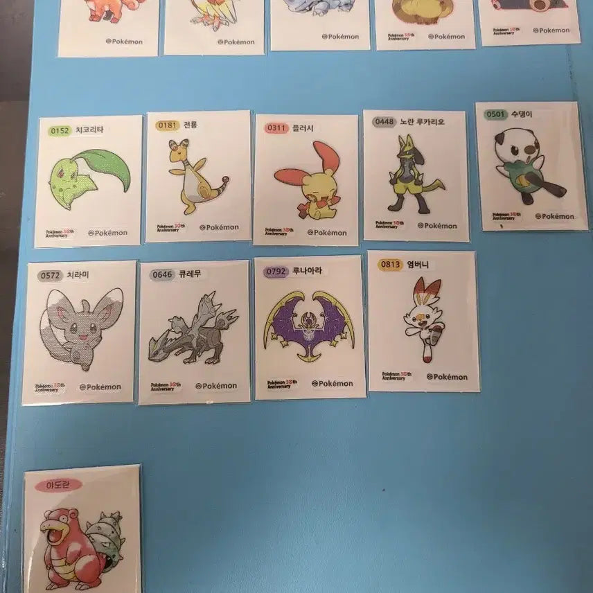 [BUNJANG] Pokemon 30th Anniversary Artwork Sticker Collection / 포켓몬 띠부씰  30주년 아트웍, 시즌5