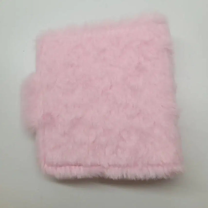 [BUNJANG] Pink Fur Binder Photocard Holder / 핑크 털 바인더
