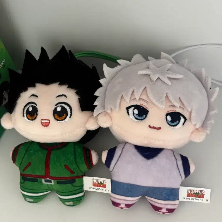 [BUNJANG] Hunter x Hunter Gon &amp; Killua Plush Doll Bundle Set / 헌터x헌터 헌터헌터 곤 키르아 눌셋 인형 일괄