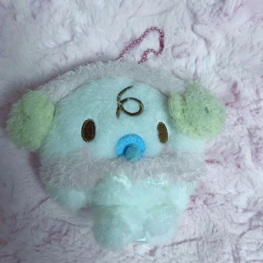 [BUNJANG] Mafumimi Series Sanrio Cinnamoroll Milk Mascot Plush Hat / 마후미미 시리즈 산리오 시나모롤 밀크 마스코트 누이 귀도리 인형