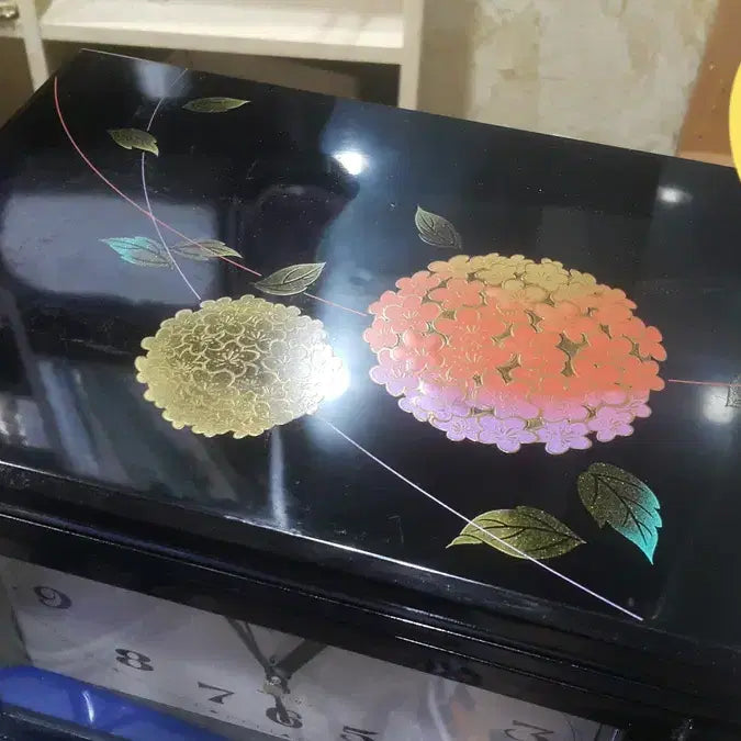 [BUNJANG] Vintage Japanese Music Box Clock Organizer / 일본 MYMT 오르골 시계