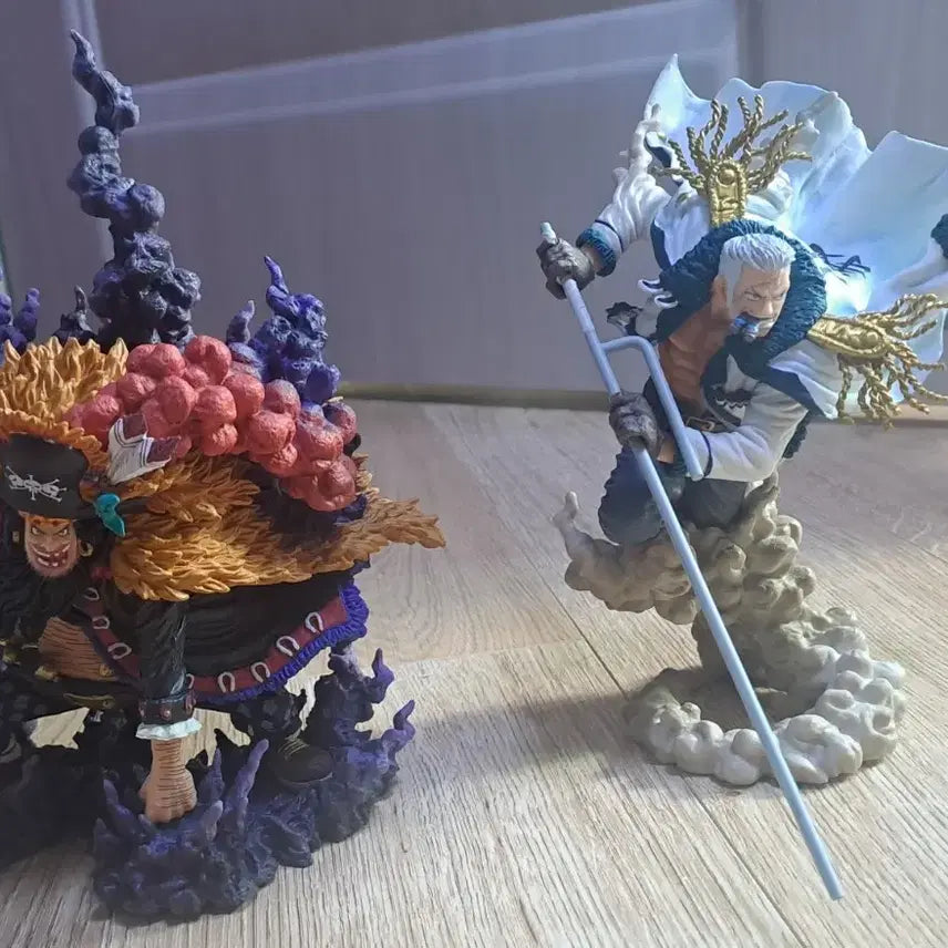 [BUNJANG] One Piece B Prize Teach &amp; C Prize Smoker Figure Bundle Set (No Art Box) / 개봉양품 택포 원피스b상 티치c상 스모크 일괄만 팝니다.(아트박스없음)