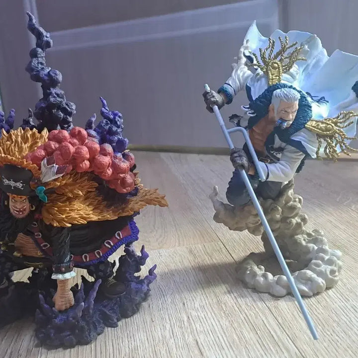 [BUNJANG] One Piece B Prize Teach &amp; C Prize Smoker Figure Bundle Set (No Art Box) / 개봉양품 택포 원피스b상 티치c상 스모크 일괄만 팝니다.(아트박스없음)