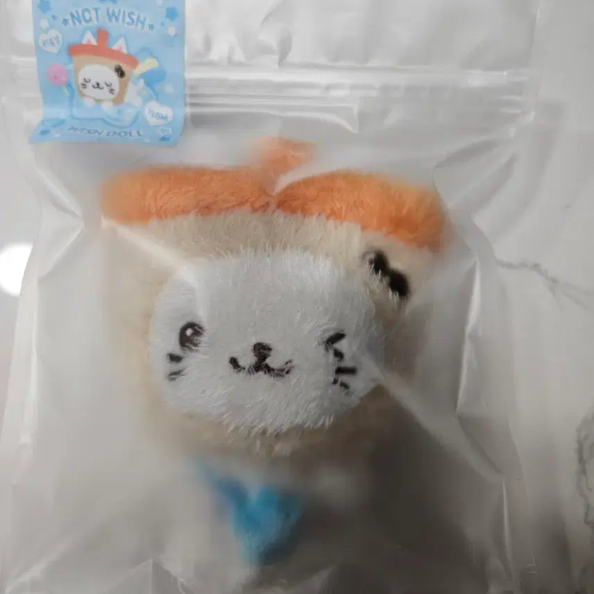 [BUNJANG] NCT WISH Yushi "Bubble Cat" Plush Doll / 엔시티 위시 오리지널 위시돌 유우시 인형 버블냥 NCT WISH